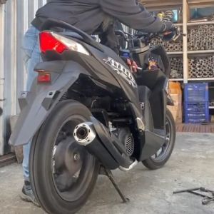 KNALPOT RACING CMS FULSET BEAT VARIO MIO SCOOPY GENIO NMAX AEROX PCX ALL MATIK SUARA BAS ADEM
