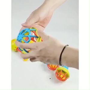 N008-11"พร้อมส่ง"ลูกบอลของเล่นเด็กแบบซิลิโคนนิ่มรูปสัตว์น่ารัก เขย่ามีเสียงกรุ้งกริ่ง ของเล่นเด็กแบบเขย่ามีเสียงมีหูหิ้ว นุม นิ่ม