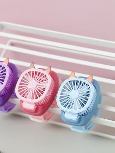 Portable USB Fan Cartoon Watch