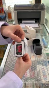 (Hàng nội địa Đức) Máy đo nồng độ oxy trong máu SPO2 Jumper Pulse Oximeter JPD-500E