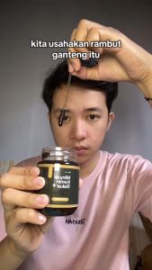 Oilyns - Minyak Kemiri Bakar PLUS 100gr dan 200gr - Penumbuh Rambut Brewok Kumis Penebal Alis dan Bulu Mata