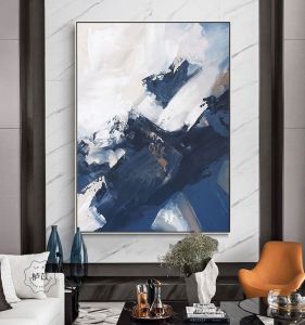 Nordic Style Oil Painting Realistic Living Room Entrance Decorative Painting Sofa Wall Painting Restaurant Bedroom Creative Abstract Mural