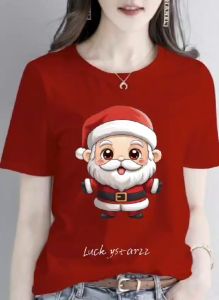 MOTIF SANTACOS NATAL/TERBARU/KAOS ONECK TERBARU/KAOS TRENDY/POLOS PRIA WANITA