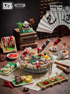 Loz | Sichuan Hotpot Model Food Brick Toy