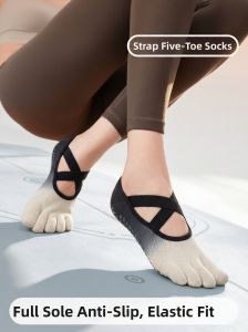 Xzito | Non-slip Pilates Yoga Socks Five-finger Design Thick Mid-Calf Women Sports Socks