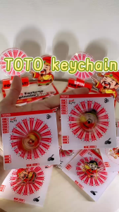 TOTO spinning keychain huat everyday bring luck to your TOTO number