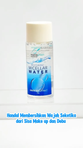 NAAVAGREEN Micellar Water - Membersihkan make up sampai dipori-pori