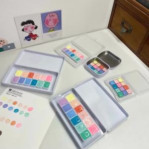 Martini 12 Color Watercolor Pigment Art Supplies/Handmade Ledger/Painting Creation/Nail Decoration Macaron Color Series Paints