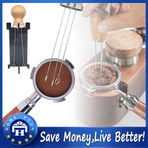 【Local delivery】 Needle Coffee Tamper Needle Type Leather Wood Handle for Coffee Maker Accessories Coffee-Tamper-Needle