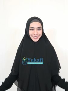 Yukafi - Lily Khimar Glod Series | khimar premium I hijab instan ceruty 2 layer | Nyaman tidak Gerah