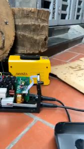 Máy hàn SANPU LINE hộp nhựa tặng đầy đủ phụ kiện máy hàn mini chuyên dùng gia đinh và công trình trên cao