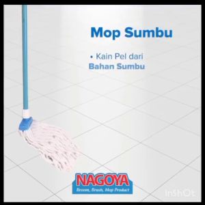 Pel Mop Pel Lantai Pel Besar Pengepel Pel Sumbu Nagoya Large 19 cm