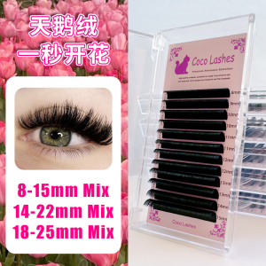 CocoLashes Double Layer Non-Sticky Glue False Eyelashes Natural Looking Eyebrow Grooming Tools from China