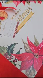 BOX UK 20X20X5 CM PREMIUM KOTAK KUE NATAL TAHUN BARU