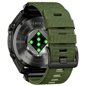 QuickFit Nylon Canvas Watch Strap For Garmin Forerunner 970 965 955 Solar/Instinct 2X 3/Fenix 8 E 7 7X Pro 22 26mm Bracelet Belt