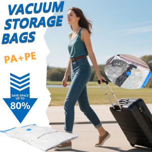 Vacuum Storage Bag for Clothing Comforters Blankets Bedding Home Packing Organizers Not Include Pump