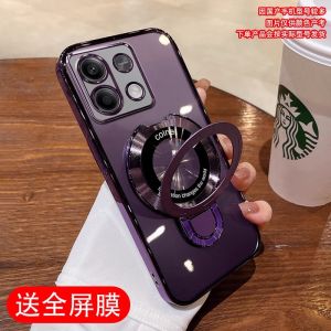 Ultra-Thin Plated Silicone Phone Case for Redmi Note13 Anti-Fall Protection Simple Design Suitable for Men And Women