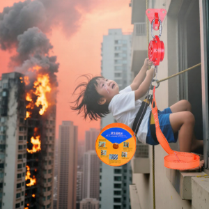 TIANLUXIAOFANG | Emergency Escape Descender Fire Safety Rope Reversible Multi-User
