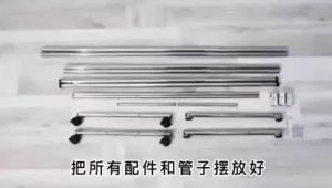 1.5m 2m Adjustable Rolling Clothes Drying Rack  | Stainless Steel Coat Rack | Clothes Hanging Rack | Indoor Outdoor