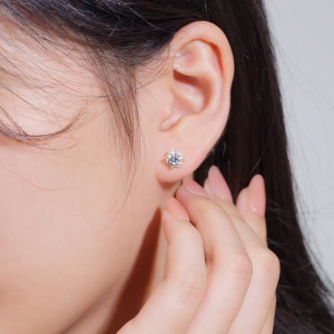 Bông Tai Nữ Vàng 14K BT148A Huy Thanh Jewelry