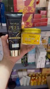 Combo Peel Men Lột Lạnh Collagen và Body Cấy Trắng Thanh Nhi NICOLAS