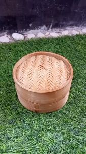 Klakat dimsum 13 cm satu set / kukusan bambu untuk dimsum