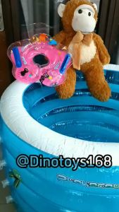 DINOTOYS Kolam Renang Bayi & Bonus Pelampung Leher Jumbo