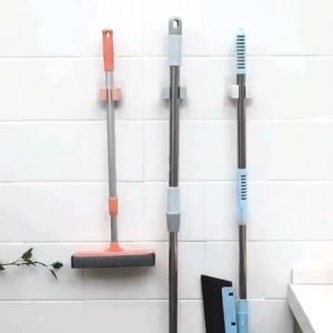 Holder Tempel Dinding Sapu / Gantungan Hook Sapu / Holder Sapu Mop Clip / Breket Sapu Pel