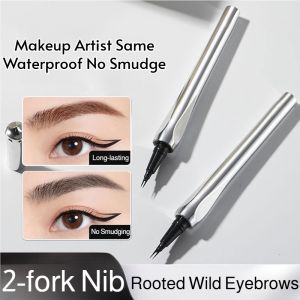 Double-ended Waterproof Eyebrow Pencil Sweat-proof Long-lasting And Smudge-proof Natural Eyebrow Shape Long-lasting All Day No Smudge