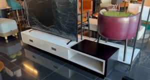 2M Sintered Stone TV Cabinet / Modern Extended Media Unit - FRT0069-W