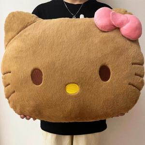Gối Hình Mèo Hellokitty Da Đen Dễ Thương Gối Sofa Phòng Khách Gối Ngủ Phòng Nữ Sinh Viên Gối Lưng Thoải Mái Gối Trang Trí Phòng Khách