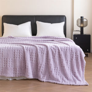 Luxury Soft Coral Fleece Blanket Comfortable Vintage-style Plush Throw Blanket Machine Washable Blanket Christmas Holiday Gifts