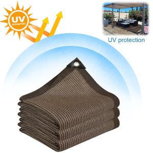 2x3m/3x4m Sun Shade Sail with Grommets HDPE Sunshade Net Shade Trap Shade Mesh for Greenhouse Garden Patio Backyard