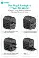 • อแดปเตอร์สำหรับเดินทางทั่วโลก • Coteci Universal Tralvel Charger For Worldwide 20w. 