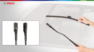 BỘ GẠT MƯA BOSCH AEROTWIN EURO SET A843S 22" & 22": MERCEDES - BENZ C200 ĐỜI XE 2015 ĐẾN NAY