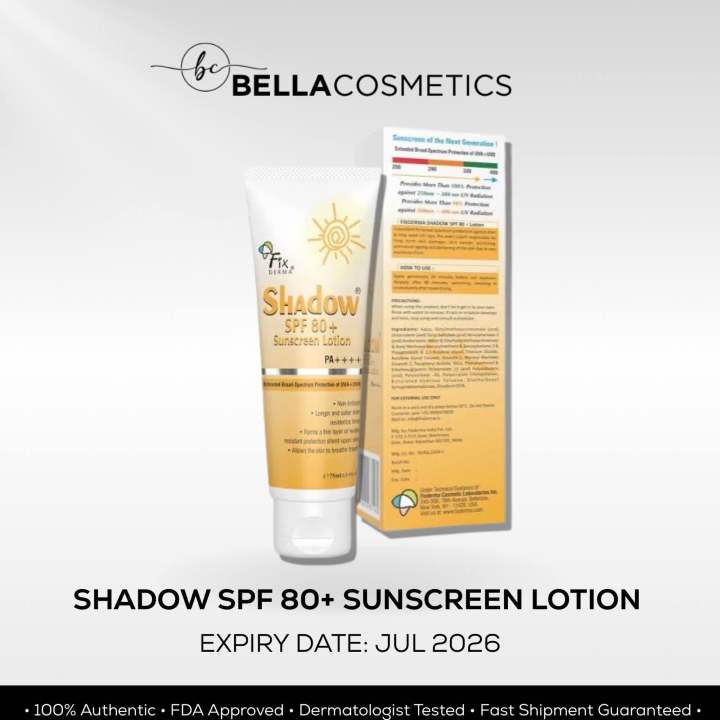 Fixderma Shadow SPF 80 Sunscreen 40ml 100 ORIGINAL Lazada PH Fixderma Shadow SPF 80 Sunscreen 40ml 100 ORIGINAL Lazada PH