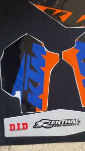 Sticker Fullbody Decal KTM 250 2013-2015 Motif Repsol Biru Putih Oren