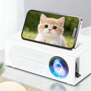 Mini Portable Projector LED Intelligent Control Home Theater Outdoor Movie LED Projector M200WhiteBlackUS