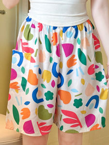 KASIHAN | Breathable Cotton Blend Loose Shorts 5 inch