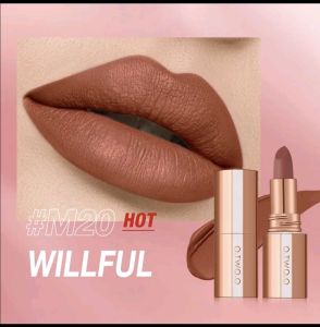 O.TWO.O Matte Lasting Lipstick. Matte finish kissproof 24H wear intense color.