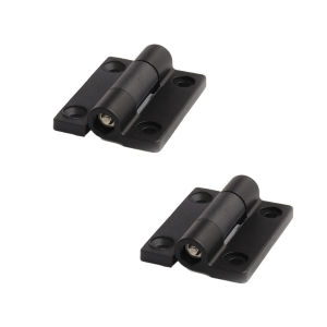 2PCS Pre-Drilled Adjustable Torque Hinge with Silent Damping and Full-Range Stop Positioning for Home Projects