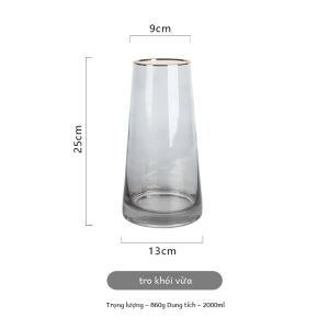 Bình Hoa Thủy Tinh Tinyhome Xuyên Thấu Thu Nhỏ Trang Trí Bàn Cà Phê Phòng Khách Máy Tính Để Bàn Phòng Ngủ Lọ Hoa Trang Trí