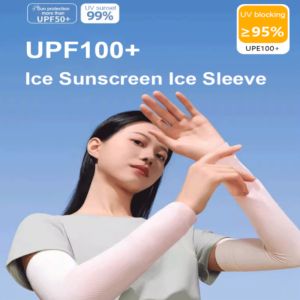 🌟Upf50+ Cool Ice Silk Sun Protection Sleeves/Waterproof Sun Protection Ice Silk Sleeves/Sun Protection And Uv Protection Sleeves/Outdoor Cycling Ice Sleeves/Summer Seamless Ice Silk Sun Protection Sleeve Cover