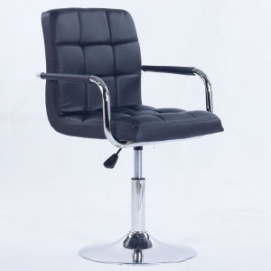 Elevating Rotatable Backrest Barstool