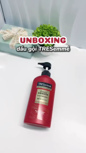 ( 1 cặp ) Dầu gội giúp tóc suôn mượt Tresemme Keratin Smooth Shampoo 370mlx2 - Thái Lan