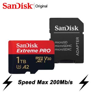 SanDisk Extreme PRO Micro SD Card /128GB/256GB/512GB/1TB/2TB Micro SD 1TB Flash Memory Card SD U3 4K V30 Microsd TF Cards