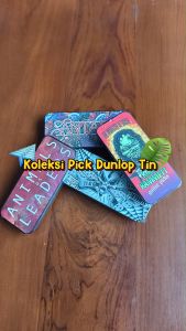 Dunlop James Hetfield Pick Tin Koleksi Pick Gitar Original USA