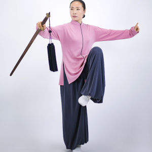 Ma Lei Tai Chi New Womens Customized Taichi Suit Spring Autumn Multi-Color Casual Skin-Friendly Cotton Straight Bar Style