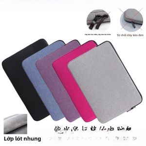 Túi Đựng Máy Tính Xách Tay Đơn Giản Chống Sốc Lót Lông Cừu Dành Cho Nam Và Nữ 13 Inch Vỏ Bảo Vệ Cho Máy Tính Bảng Huawei Xiaomi Lenovo Pro14