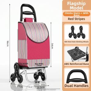 youqin | Foldable Lightweight Stair Climbing Shopping Cart